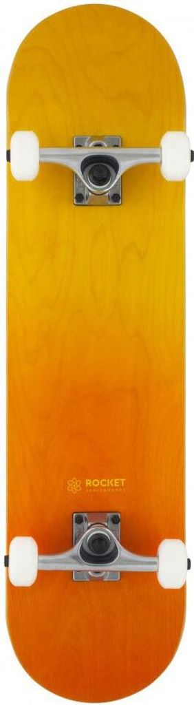 Rocket Skateboard - Double Dipped Orange 8"