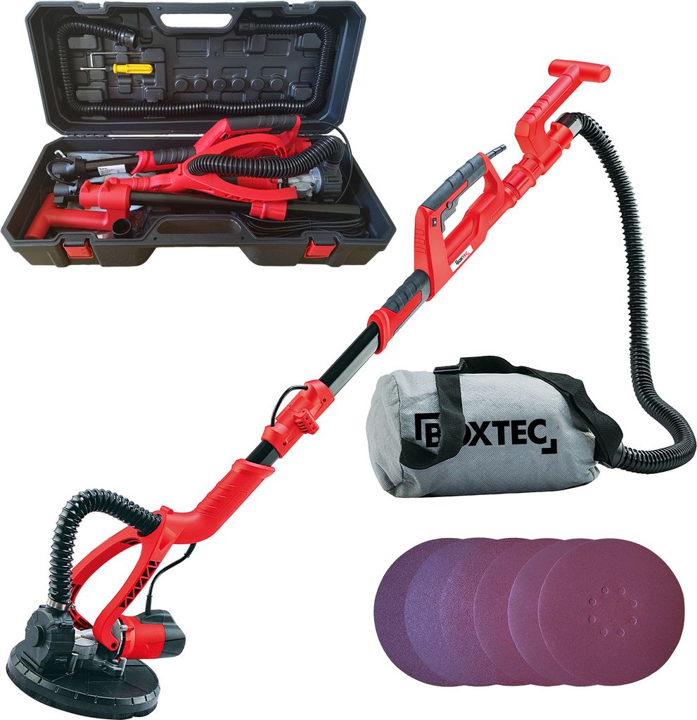 BOXTEC Sanierungsschleifer 225mm im Koffer 750 Watt, inkl. Zubehör, Paketbestandteil:750W / 225mm / SET