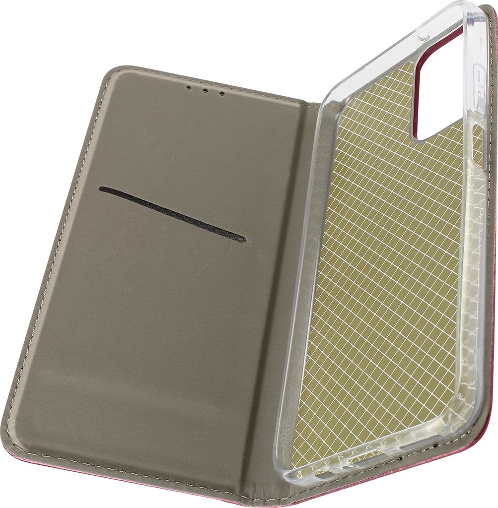 Avizar, Wallet Cover für Motorola Moto G34 5G, Kartenfach und Ständer, Bordeaux