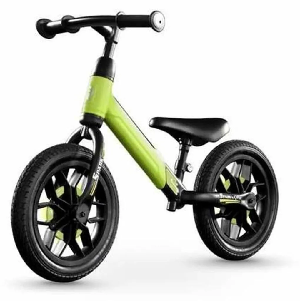 Vélo enfant Ociotrends Spark jaune sans pédales pour apprentissage