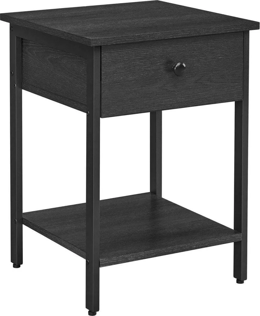 Table de nuit compacte pour petit espace avec montage facile et rapide
