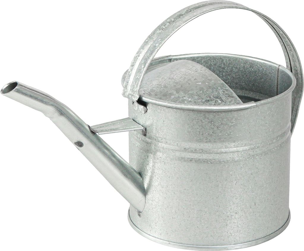 Vintage Deko Metall Gießkanne für Blumen und Produktbild 