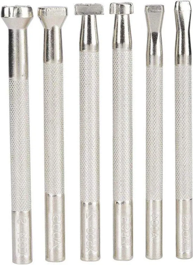 Poinçons Cuir Pro Poignée Confort x6 - Zéro Glisse - Travail Net du Cuir