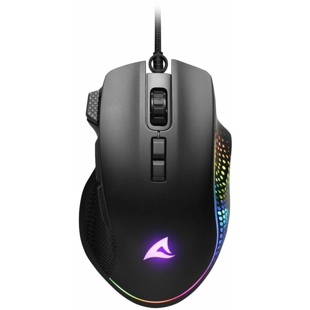 Sharkoon SHARK Force 3 Maus Gaming Rechtshänder USB Typ-A Optisch 12800 DPI