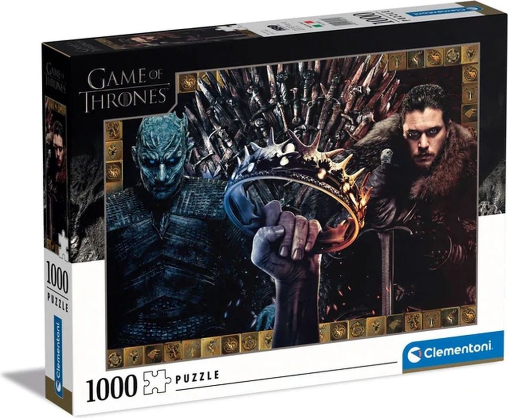 Clementoni - Puzzle Game of Thrones - 1000 dielov Produktbild 