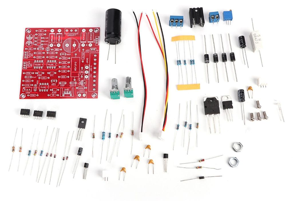 DC-geregeltes Netzteil-Bausatzmodul, stabilisiert, stufenlos einstellbar 0-30V 2mA-3A