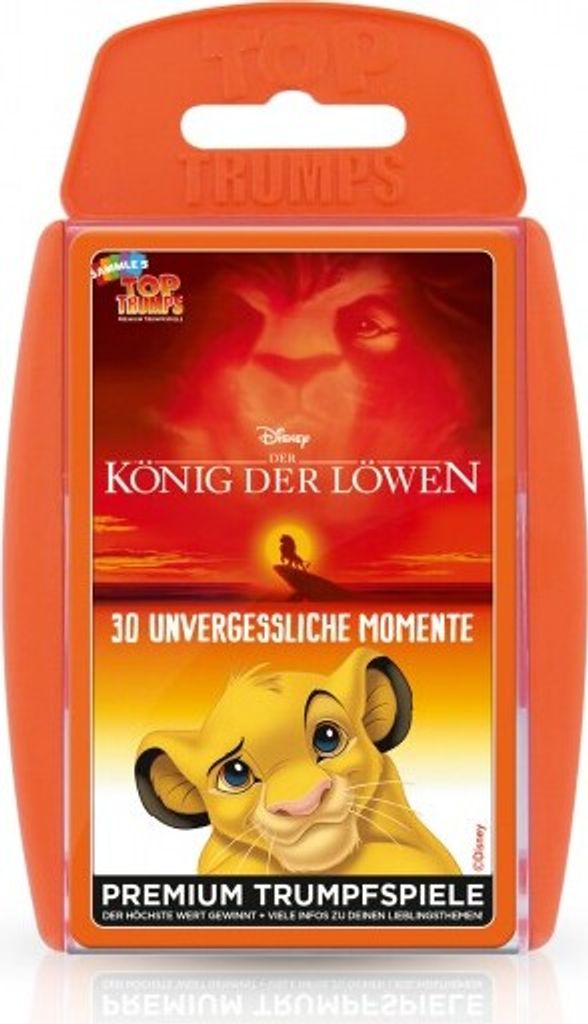 Top Trumps König der Löwen Disney Quartettspiel Kartenspiel Produktbild 