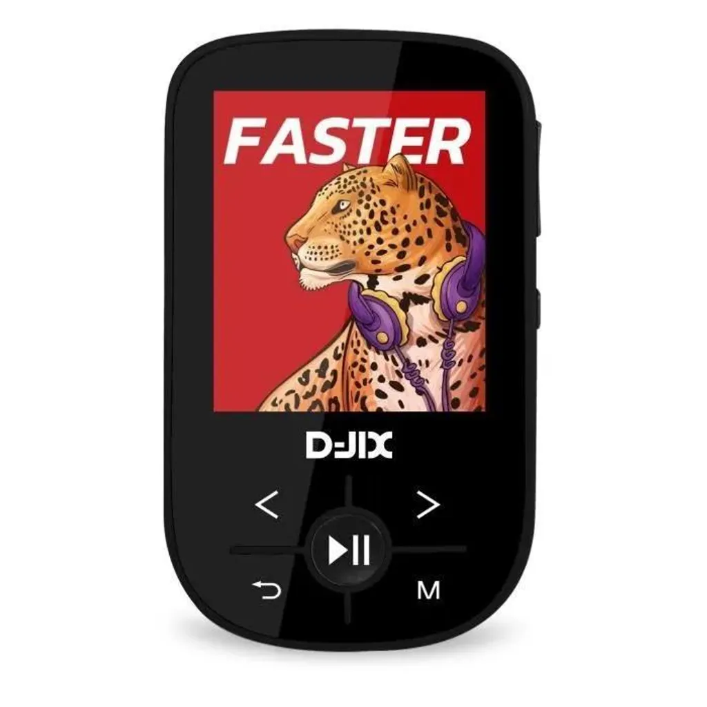 Lecteur MP3 8 Go D-Jix C100 Écran TFT, Design Léger 60g avec Casque