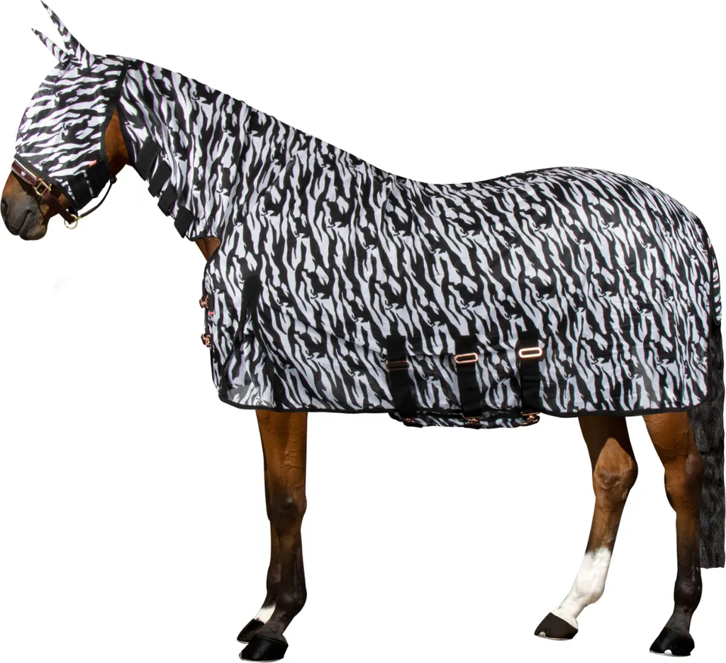 Tappeto Imperial Riding Fly IRHCarly Classic Black Zebra 195