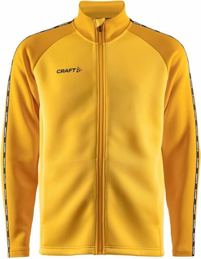 Craft Trainingsjacke Squad 2.0 JR Full-Zip Regular Fit farblich abgesetzt