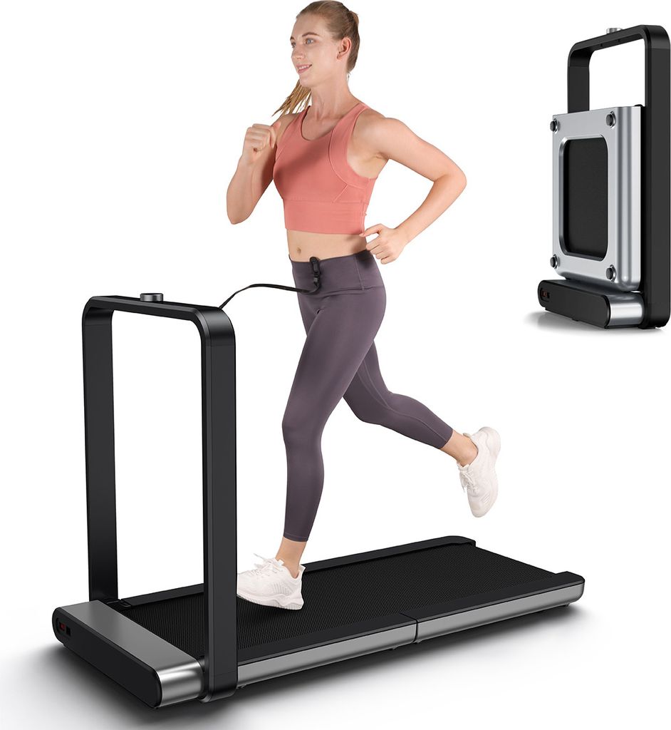 WalkingPad X21 Laufband für Zuhause, Doppelt Klappbar, 1-12 km/h Walking Pad mit APP & HD Display, Keine Montage Erforderlich