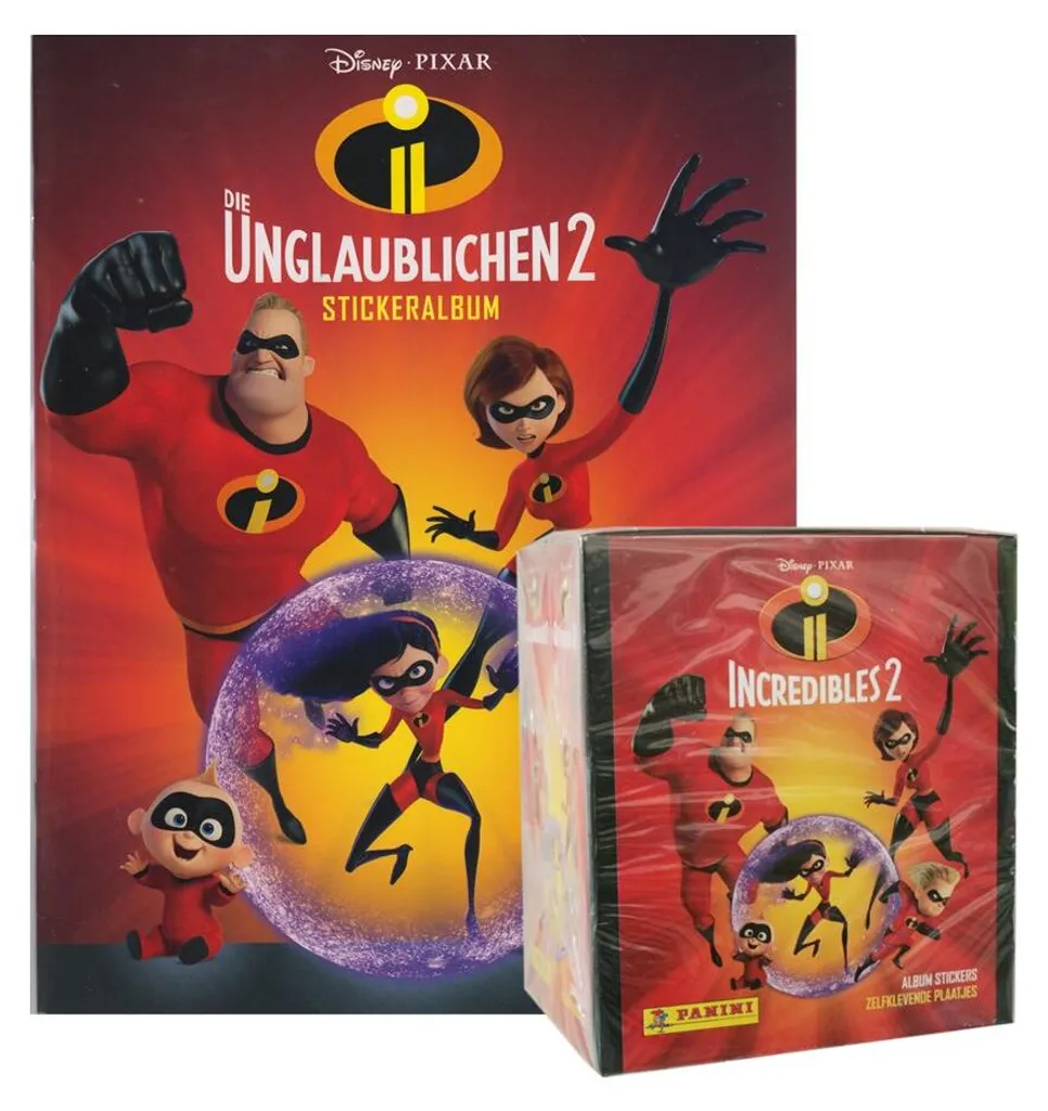 Pack complet Panini Les Indestructibles : Album et boîtes de stickers