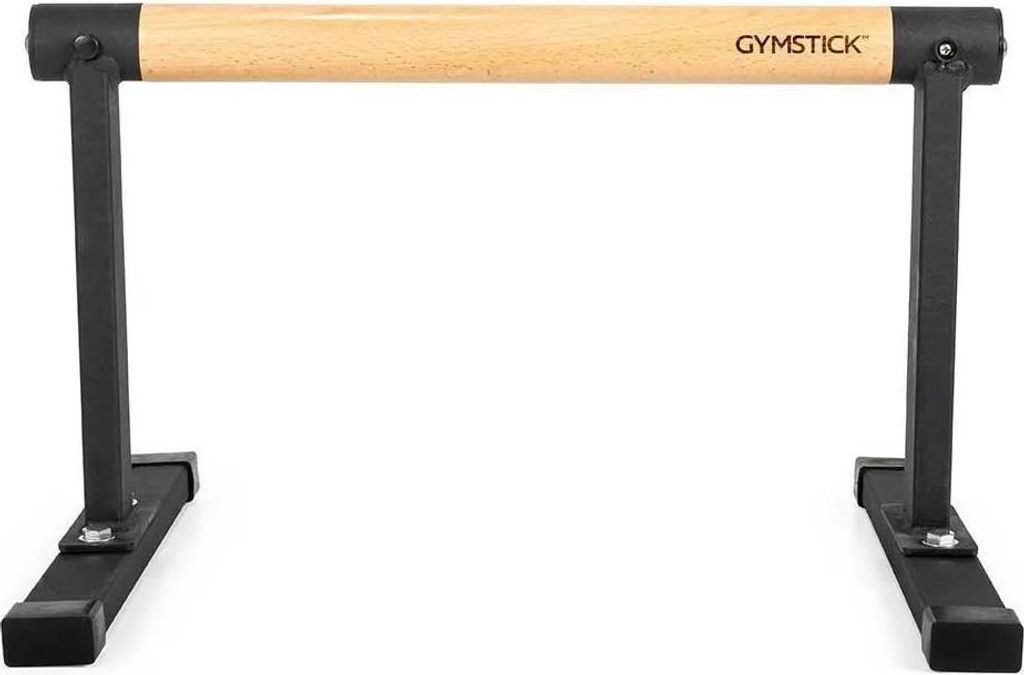 Gymstick Premium Parallettes Uchwyty do pompek Drewno Zdjęcie produktu 