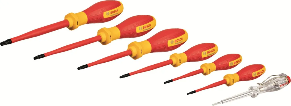 Set Cacciaviti Isolati Bosch 1600A02NF8 Professional Torx 7Pz - 1