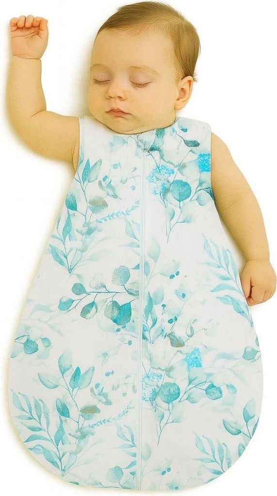 Baumwoll-Babyschlafsack-Sommer als Schlafsack und leicht für 0-6 Monate, benötigt 1,0