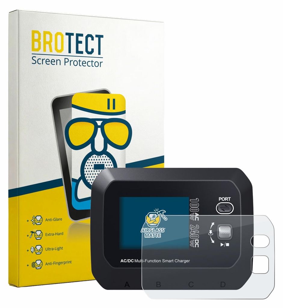 BROTECT Entspiegelungs Schutzglas für SkyRc Q100 Neo Schutzfolie Panzer Folie Glas Display Schutz matt