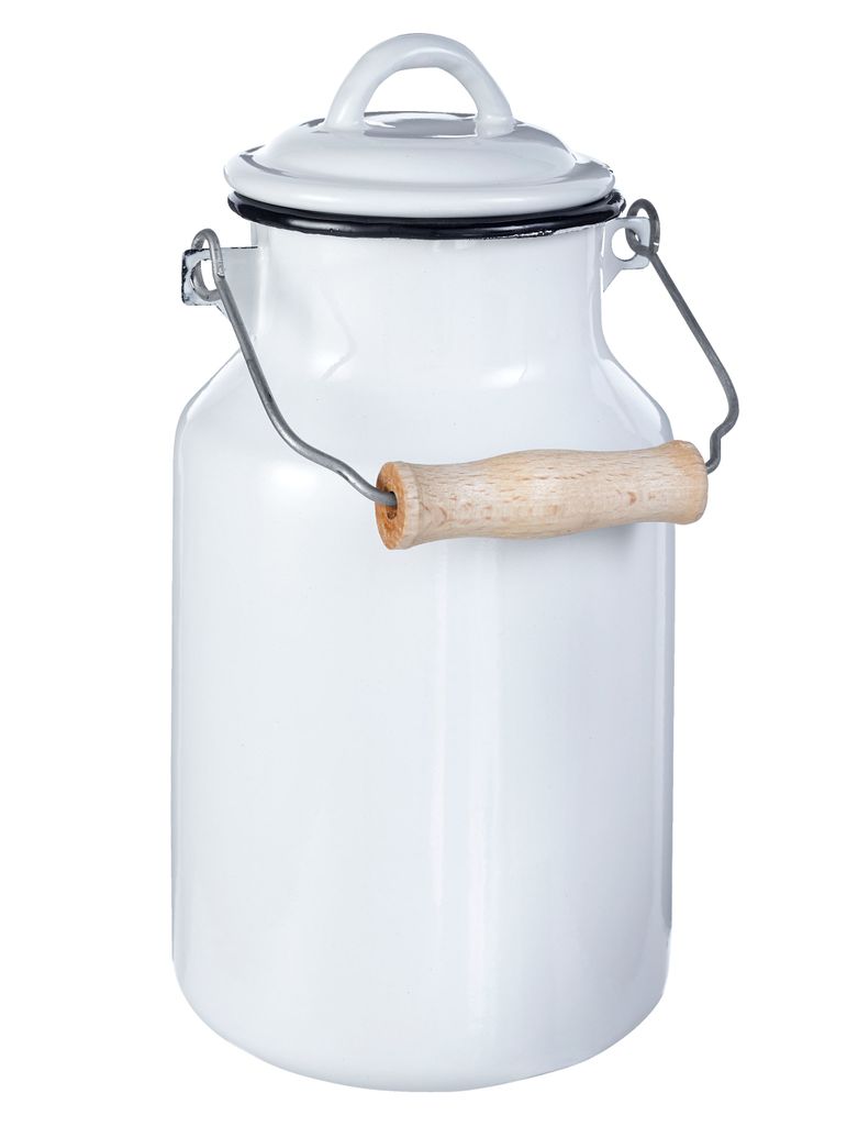 KARL KRÜGER Milchkanne mit Deckel und Klapptragegriff 2 l Produktbild 4