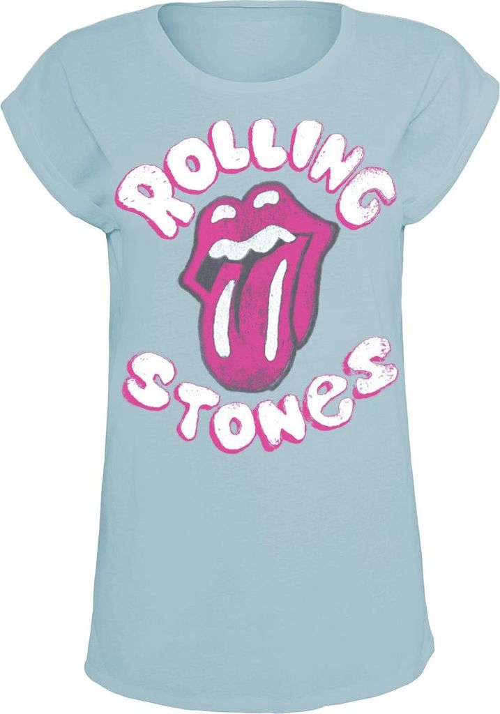 The Rolling Stones T-Shirt Damen Sketchy Lick mint XL