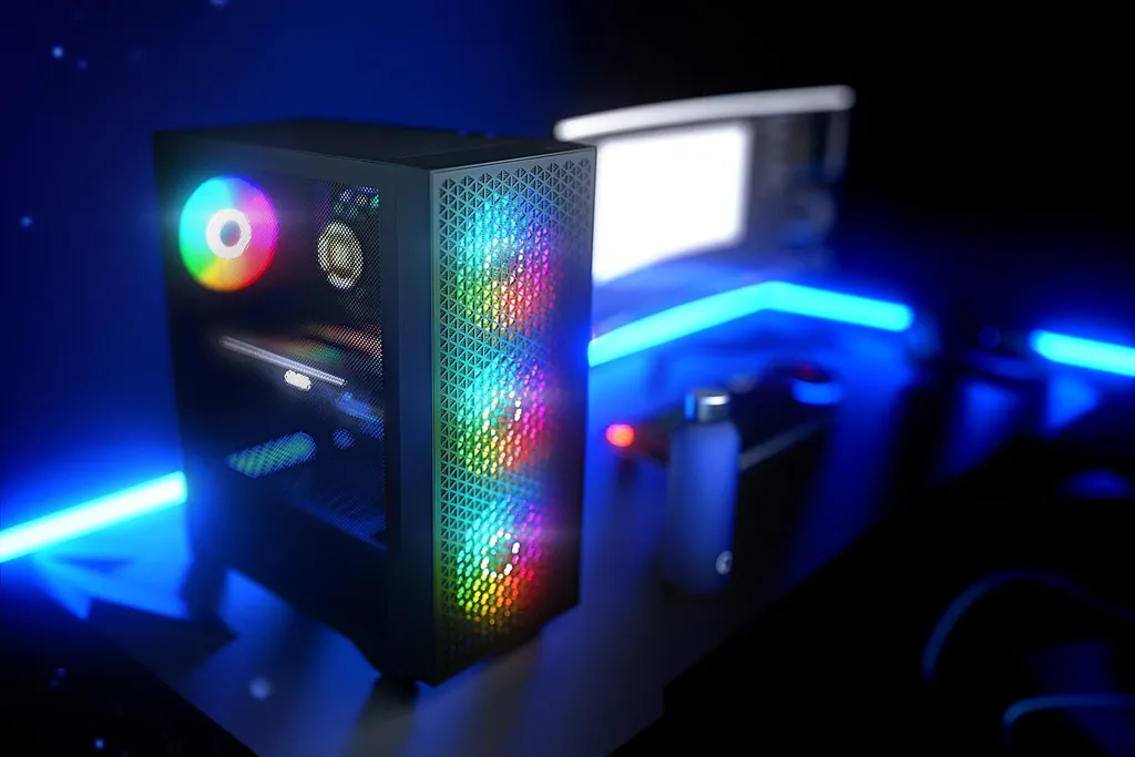 Boîtier PC Logic DART PRO ARGB Noir avec Connectivité USB-C Ultra Rapide