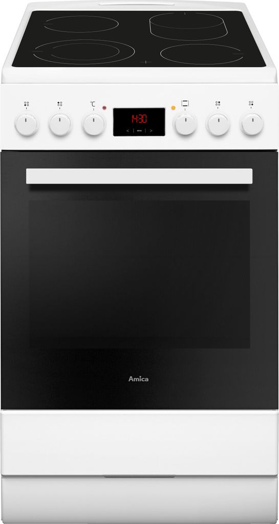 Amica SHC 903 001 W, Standherd Elektro, 50 cm, Fine Design, Produktbild 
