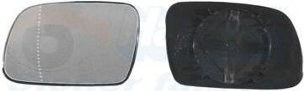 VAN WEZEL Spiegelglas Außenspiegel Links passend für PEUGEOT 307 CC (3B) Asphärisch Unbeheizt 4040831