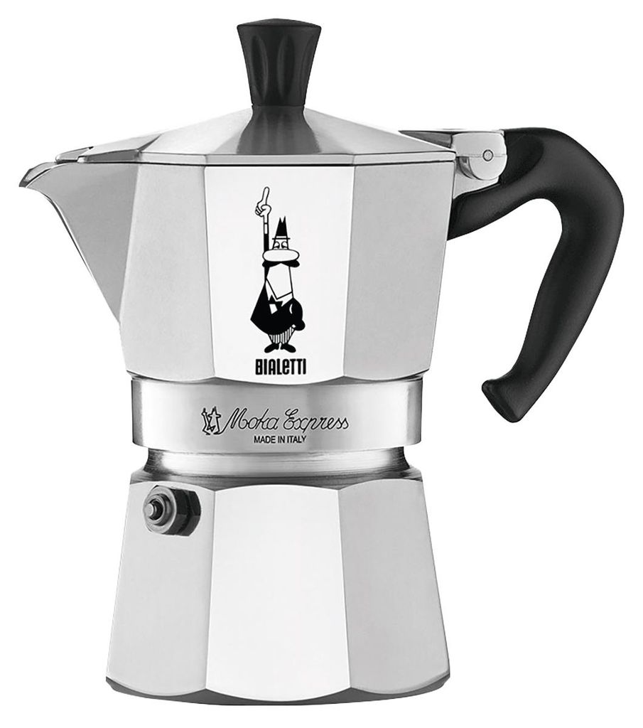 Máquina de café Bialetti Moka, para 4 tazas, de aluminio Imagen del producto 