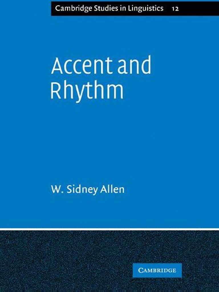 Accent and Rhythm