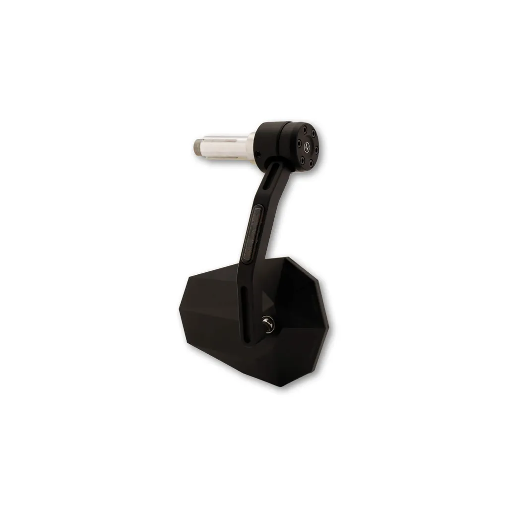 Rétroviseur embout de guidon HIGHSIDER Stealth-X7 avec clignotant LED E-homologué