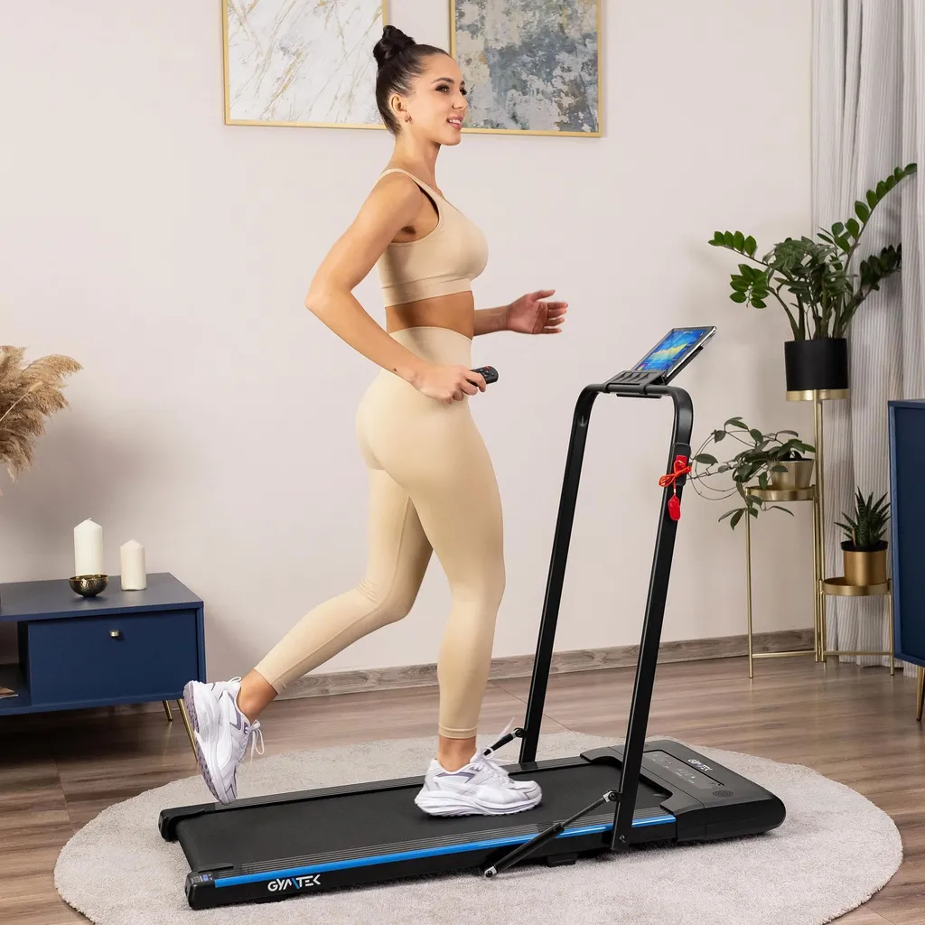 Tapis de course pour la maison pliable avec écran LCD et 6 programmes - 3