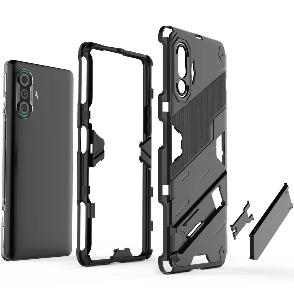 Custodia Protettiva Per Xiaomi Poco F3 – Silicone TPU Morbido Con Angoli Rinforzati, Antiurto E Antigraffio, Nero - 3