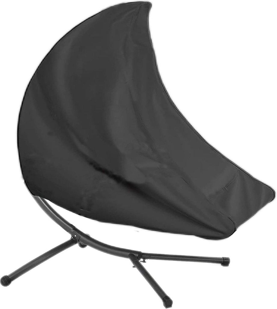 Hängesessel-Abdeckung, 600D Schutzhülle für Schaukelstuhl, Hängesessel-Hülle, wasserdicht, mit Spanngurt, Gartenmöbel-Abdeckung für Hängese...