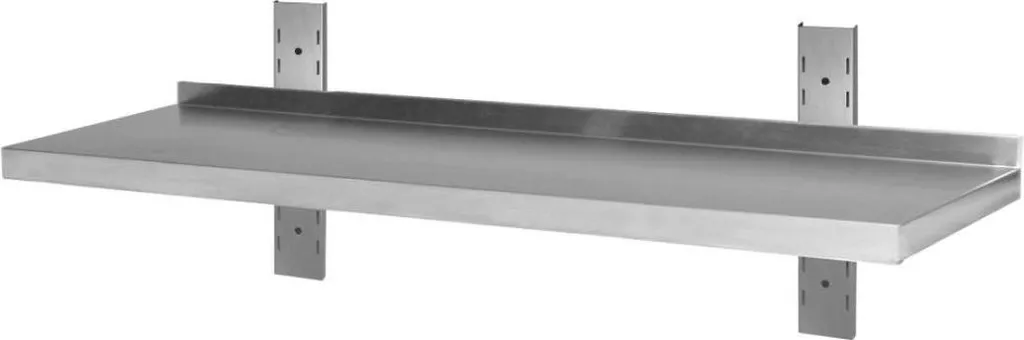 Mensola Industriale Acciaio Inox 80x30 Rinforzata per Laboratorio