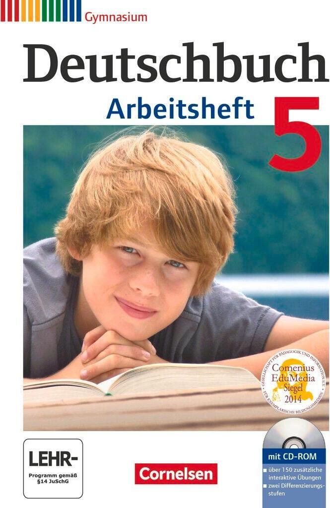 Deutschbuch 5. Schuljahr. Arbeitsheft mit Lösungen und Übungs-CD-ROM. Gymnasium Allgemeine Ausgabe