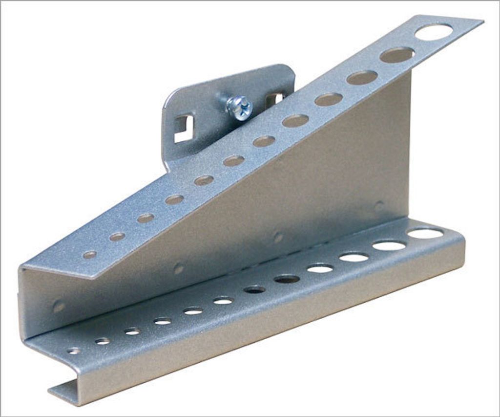 Innenechskantschlüssel-/Imbusschlüssel-Halter für Lochplatte | 12 Steckplätze | HxB 7x20cm | Weissaluminium