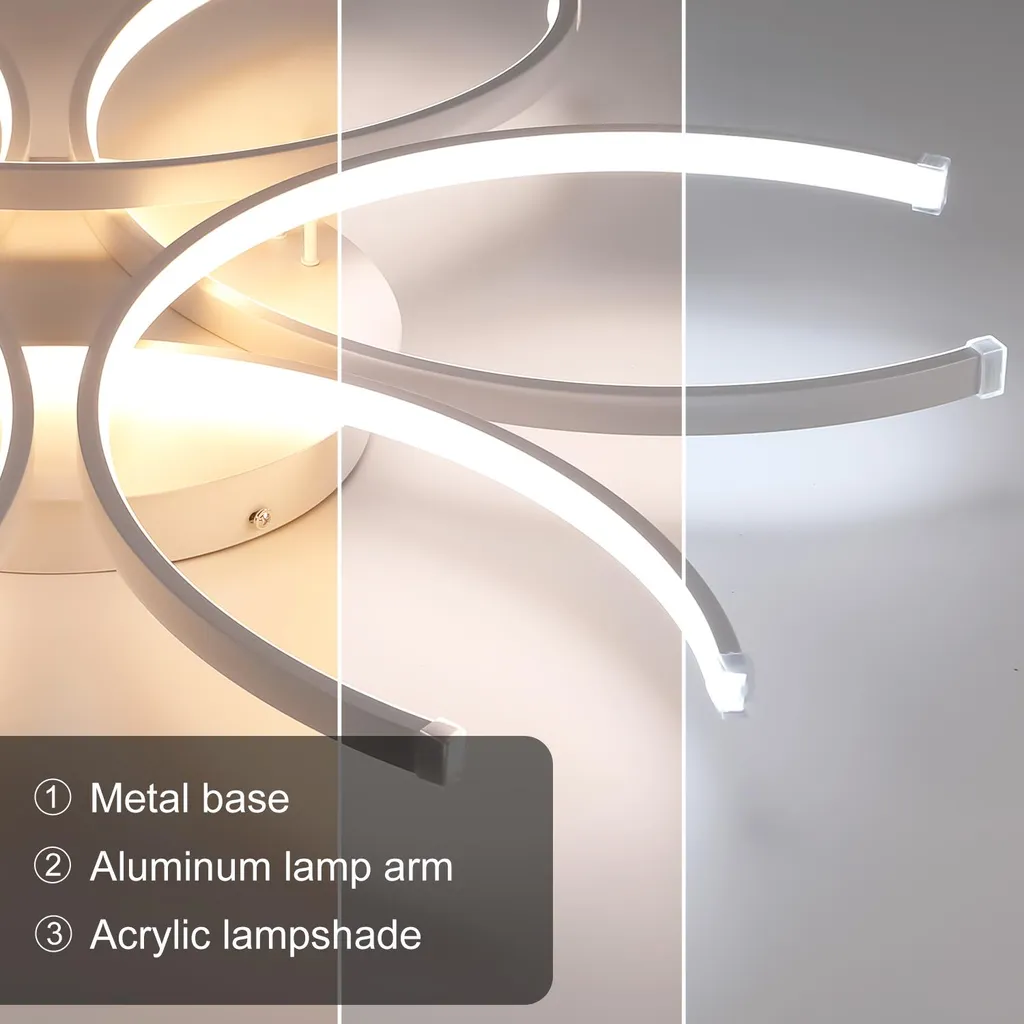 Plafonnier LED Dimmable Blanc 80x80 cm avec Télécommande - Modèle XL83