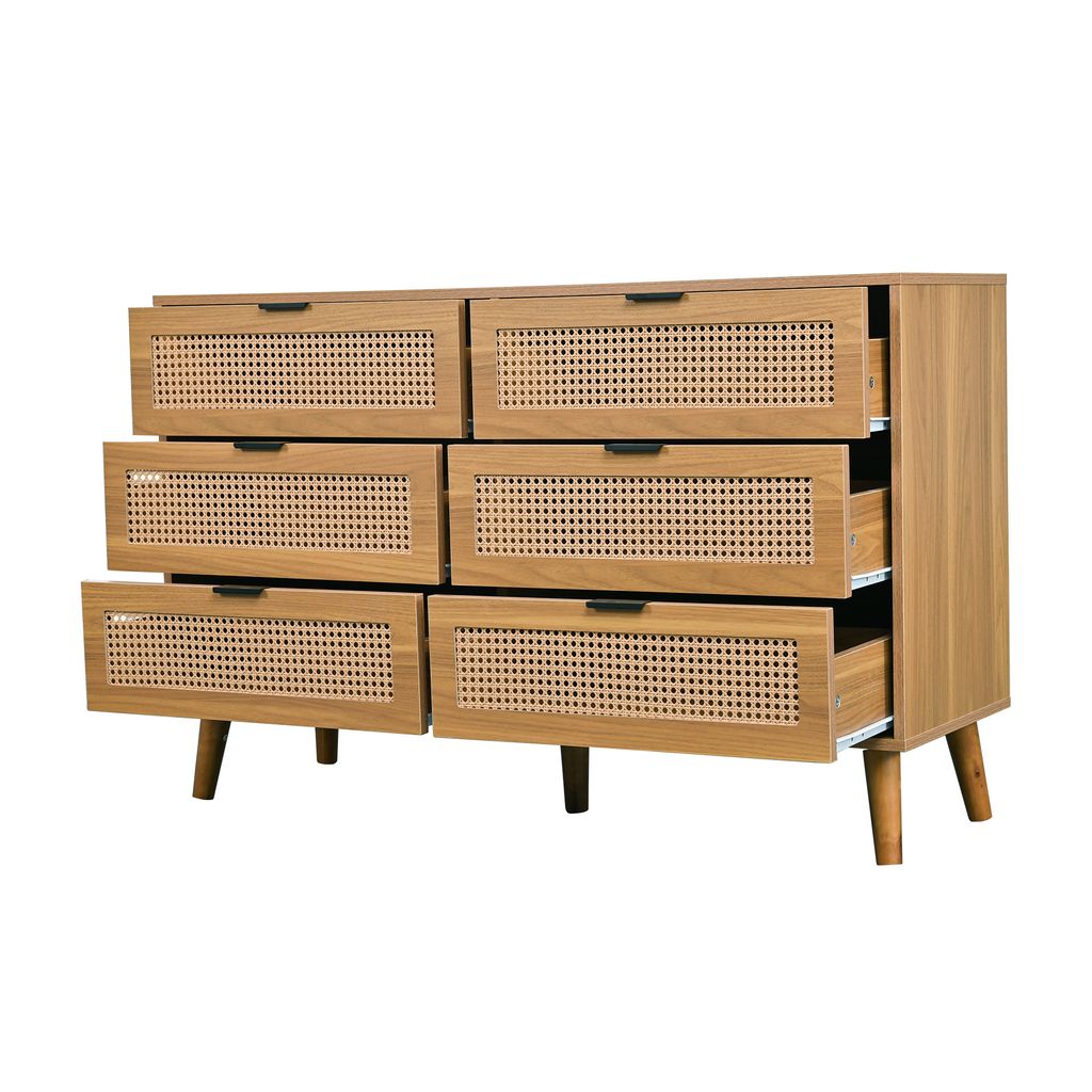 Kommode mit Schubladen, 120/40/76,5 cm, Schubladenkommode, Schubkastenkommode, Mehrzweckschrank
