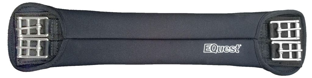EQuest Neopren-Sattelgurt lang, Farbe:Black, Größe:130 cm Produktbild 