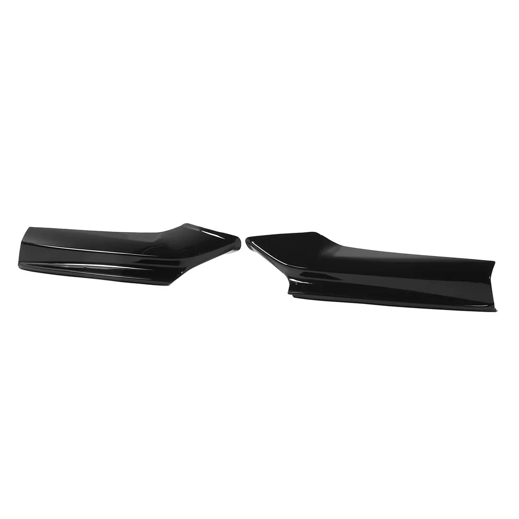 Diffuseur de lèvre de pare-chocs avant aérodynamique pour auto - Noir
