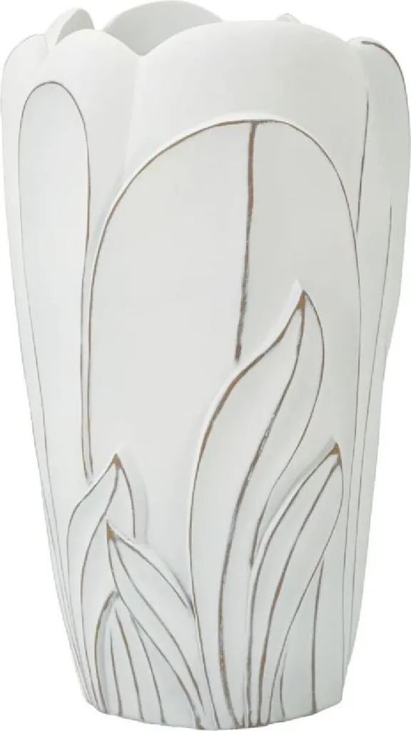 Vase Design Gardy Whitewash Mauro Ferretti - Texture Artisanale 48cm