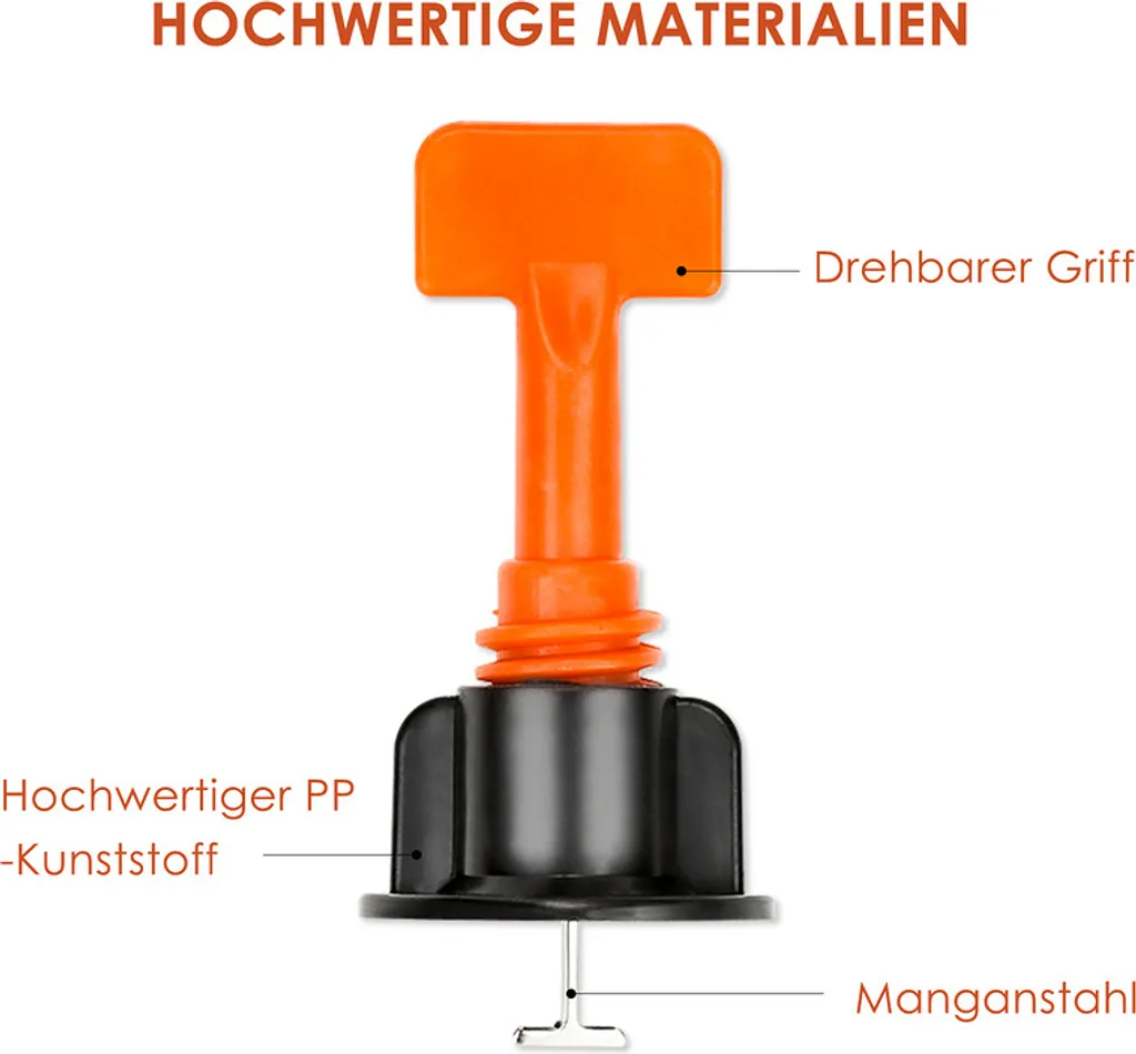 Offerta Kit Livellamento Piastrelle Jiubiaz 110 Pezzi Riutilizzabili - 3