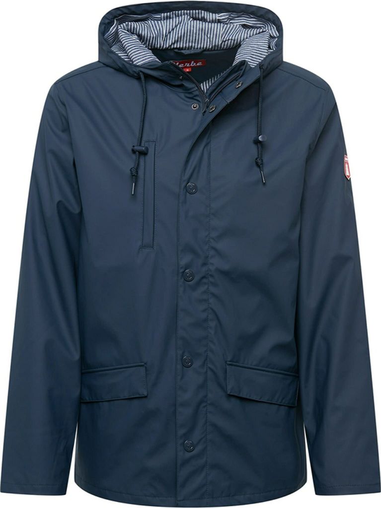 Derbe Herren Regenjacke Wetterjacke Passby, Farbe:Blau, Größe:XL, Artikel:-010 / 010 navy / navy