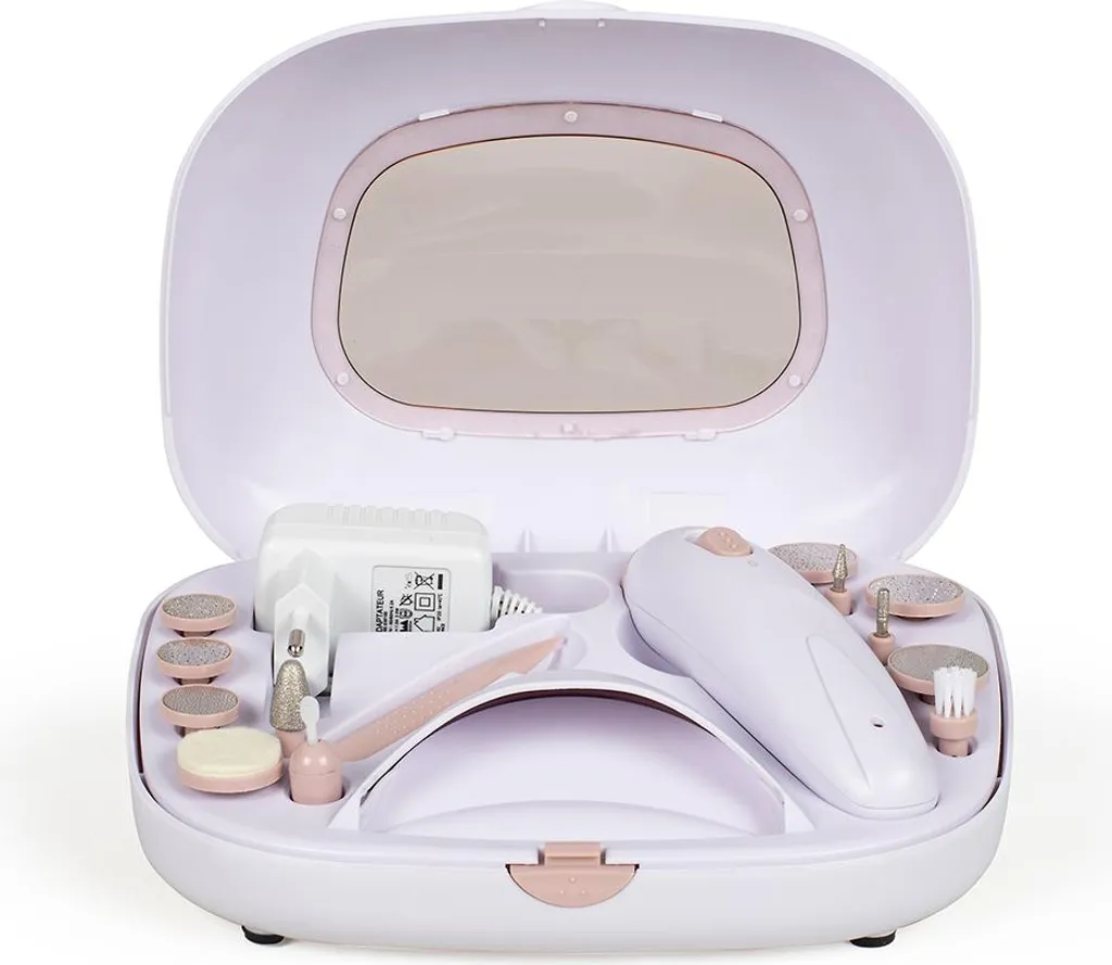 Fini les ongles cassants : Ensemble manucure pédicure Livoo DOS190 blanc