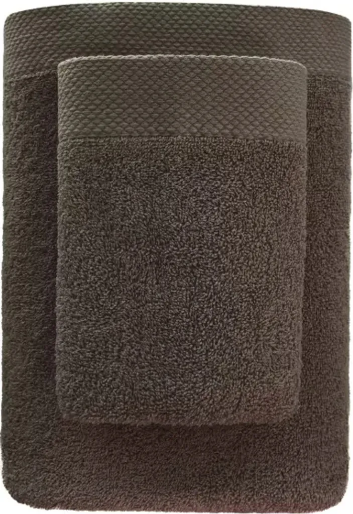 Asciugamano Grande Boho Marrone 70x140 cm | Morbidezza Naturale - 1
