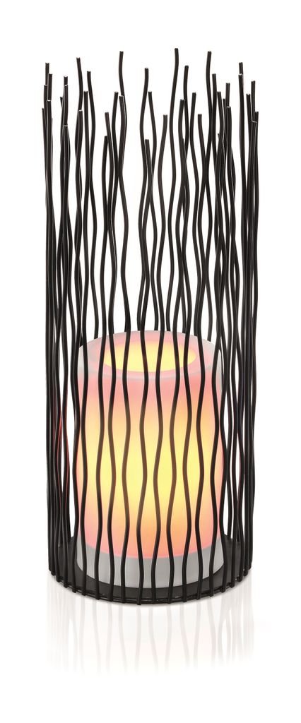 African Style Batterie Dekoleuchten SIMBA 3er Set, 5 Std. Timer