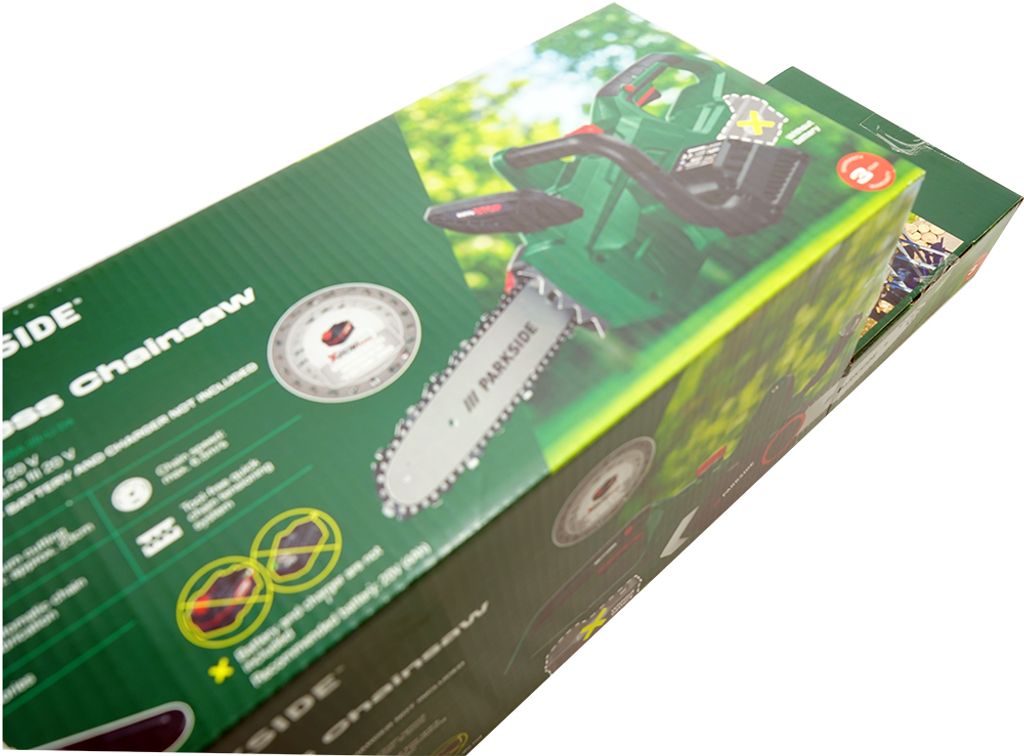 Motosega A Batteria Parkside 20V PKSA 20-Li D4 - Spada 10", Taglio Max 23 Cm, Senza Batteria - Foto 10