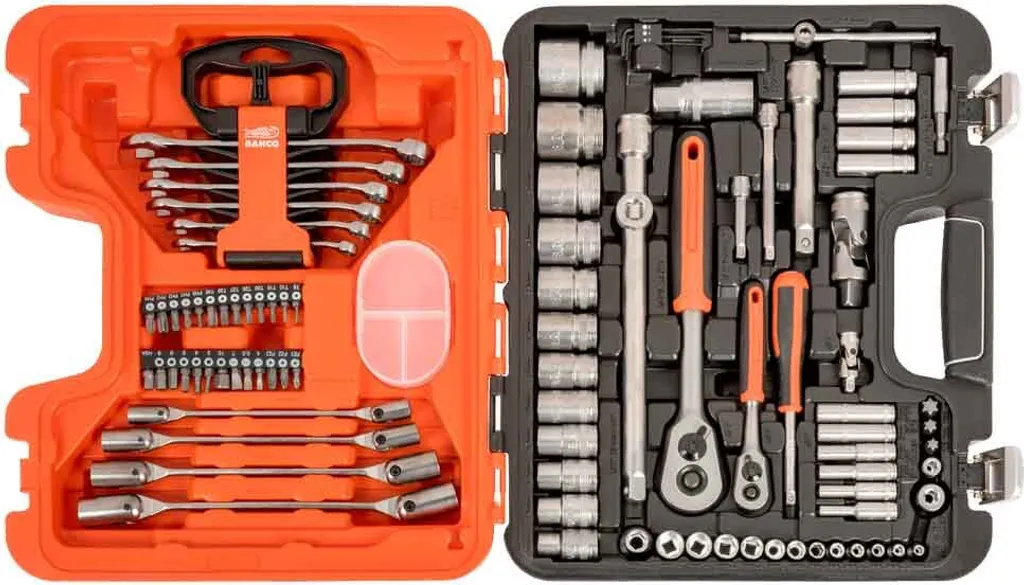 Coffret de douilles Bahco 91 pièces 1/4" et 1/2" Dynamic-Drive - 10