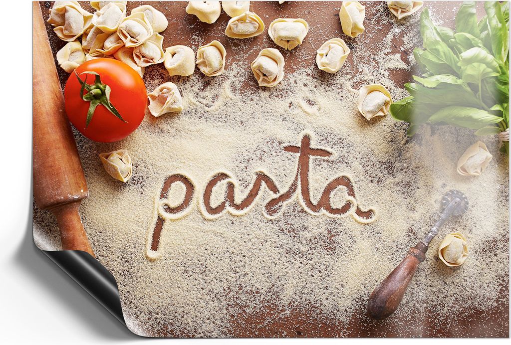 DEQORI Magnetmatte Universal 42x30 cm (A3) 'Pasta Passion' Magnetfolie Kalender Planer