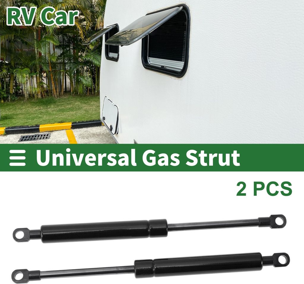 250mm/9.84" Gasdruckfedern 100N Gasfedern Schwarz Kohlenstoffstahl 2 Stücke Wohnmobil Auto Werkzeugkasten Deckel Aufbewahrungsbox Abdeckung Schran...