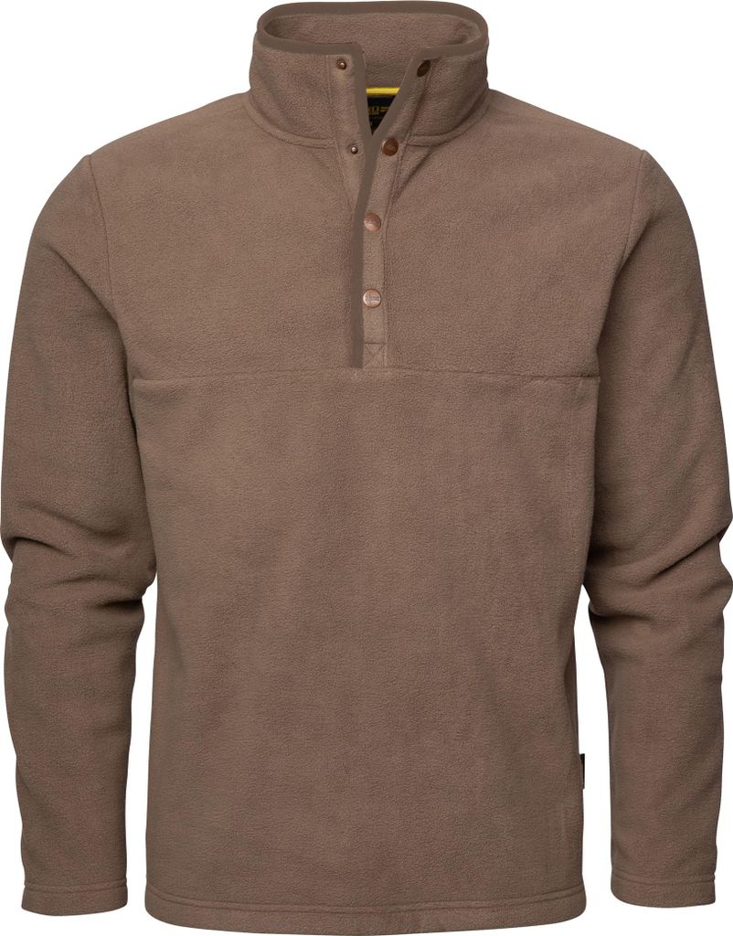 HERO by John Medoox KIAN KNITTED WORKWEAR Herren Arbeits-Fleece-Strickshirt Troyer Regular Fit M mountain shale