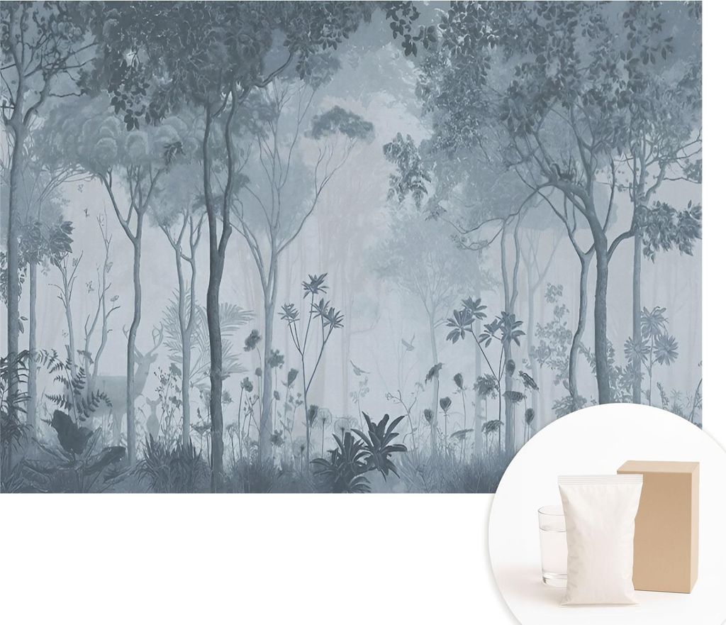 Fototapete - Wandbilder für Wohnzimmer - 312x219 cm - Dekorative Wandfolie - Modernes Design für Wanddekoration - Tapeten für Innenräume - Myst...